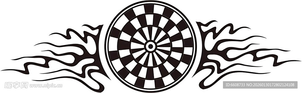 圆形花纹图案设计元素