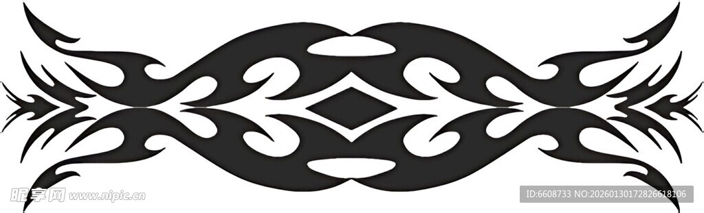 部落风格纹身图案