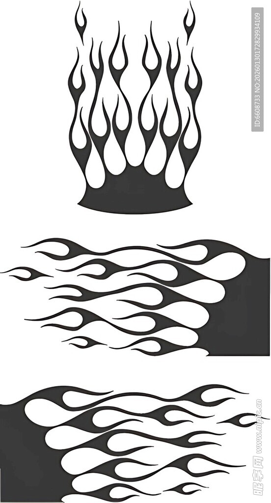 火焰图案设计元素