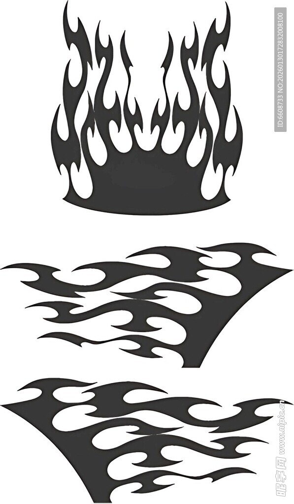 火焰图案设计元素