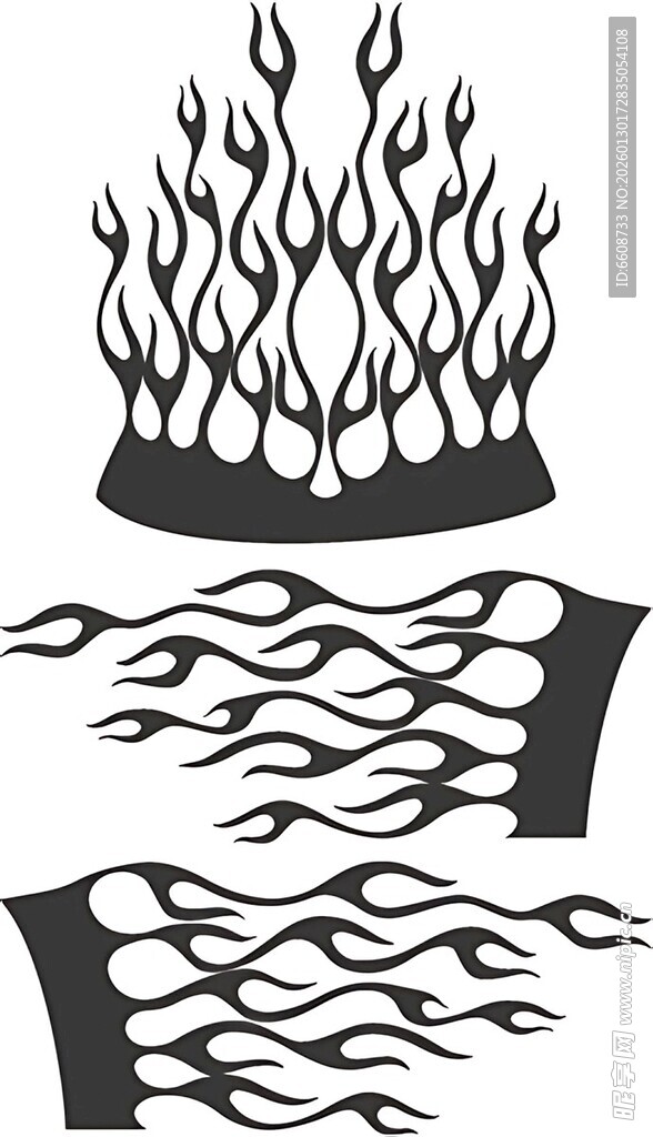 火焰图案设计元素