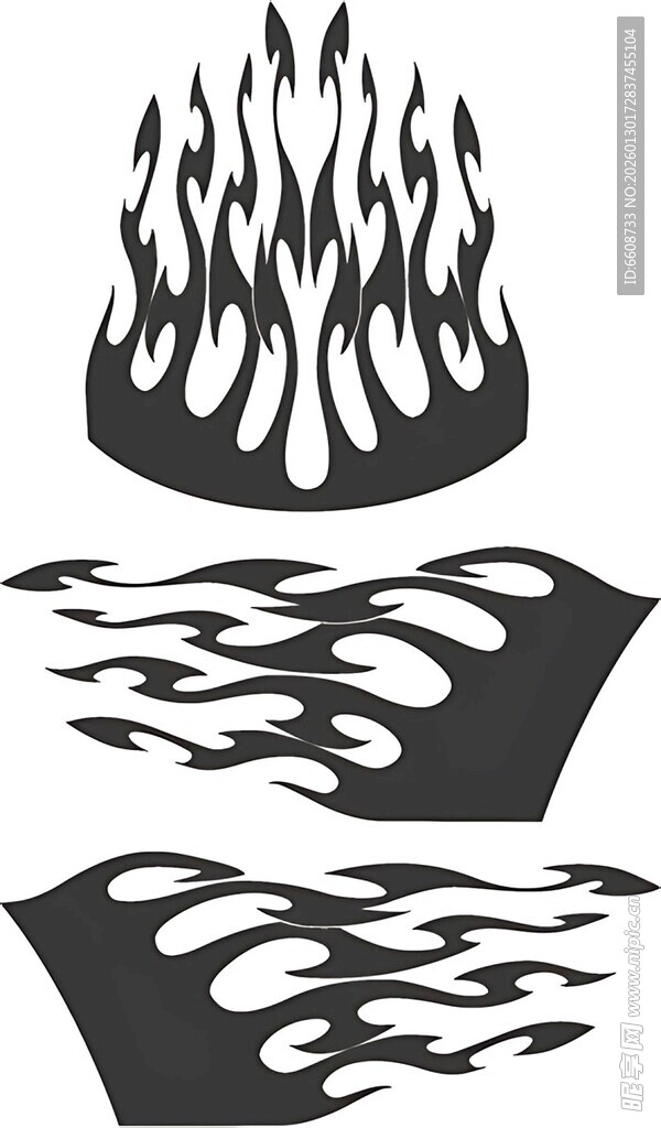 火焰图案设计元素