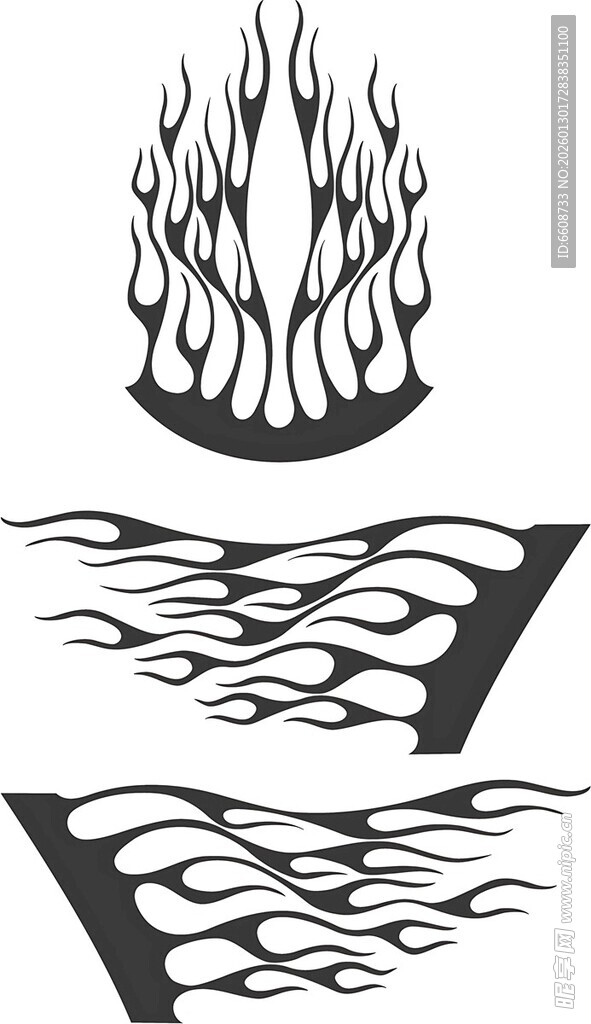 火焰图案设计元素