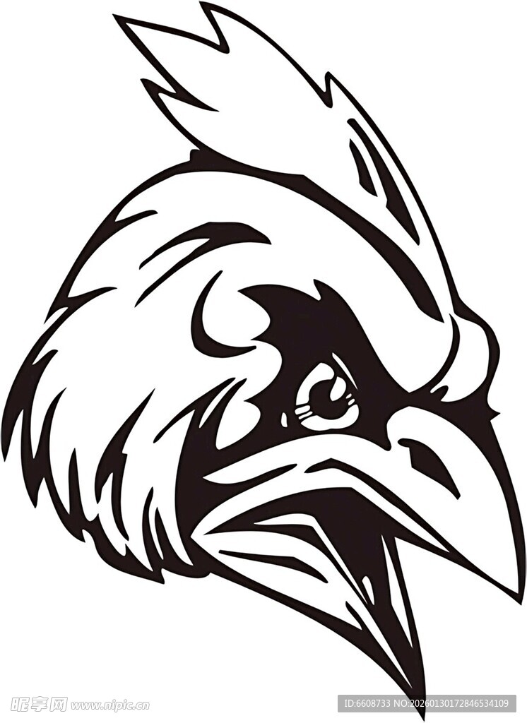 鹰头标志设计
