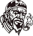 抽雪茄的个性男子头像