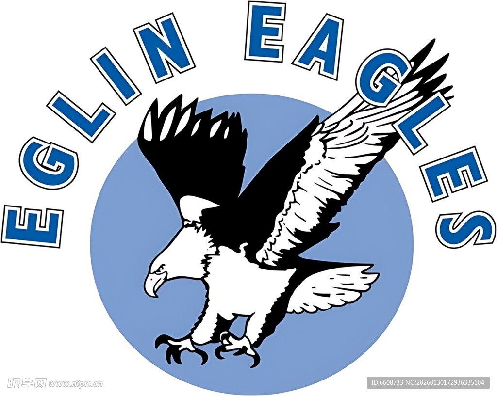 埃格林鹰队标志