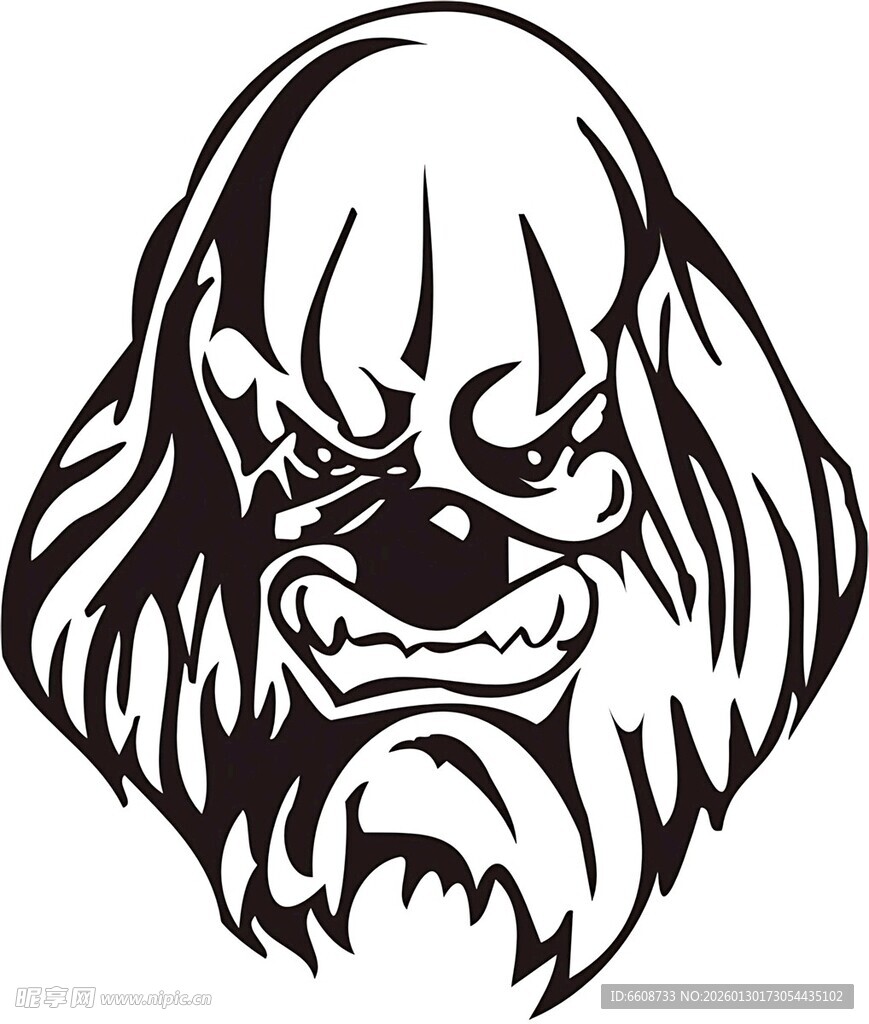 愤怒的狗狗头像