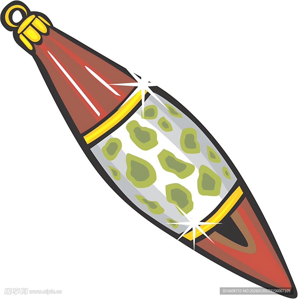 传统风格装饰性火箭