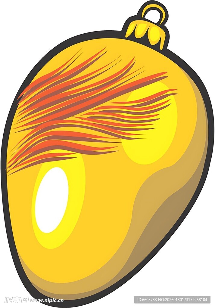 金色圣诞装饰球