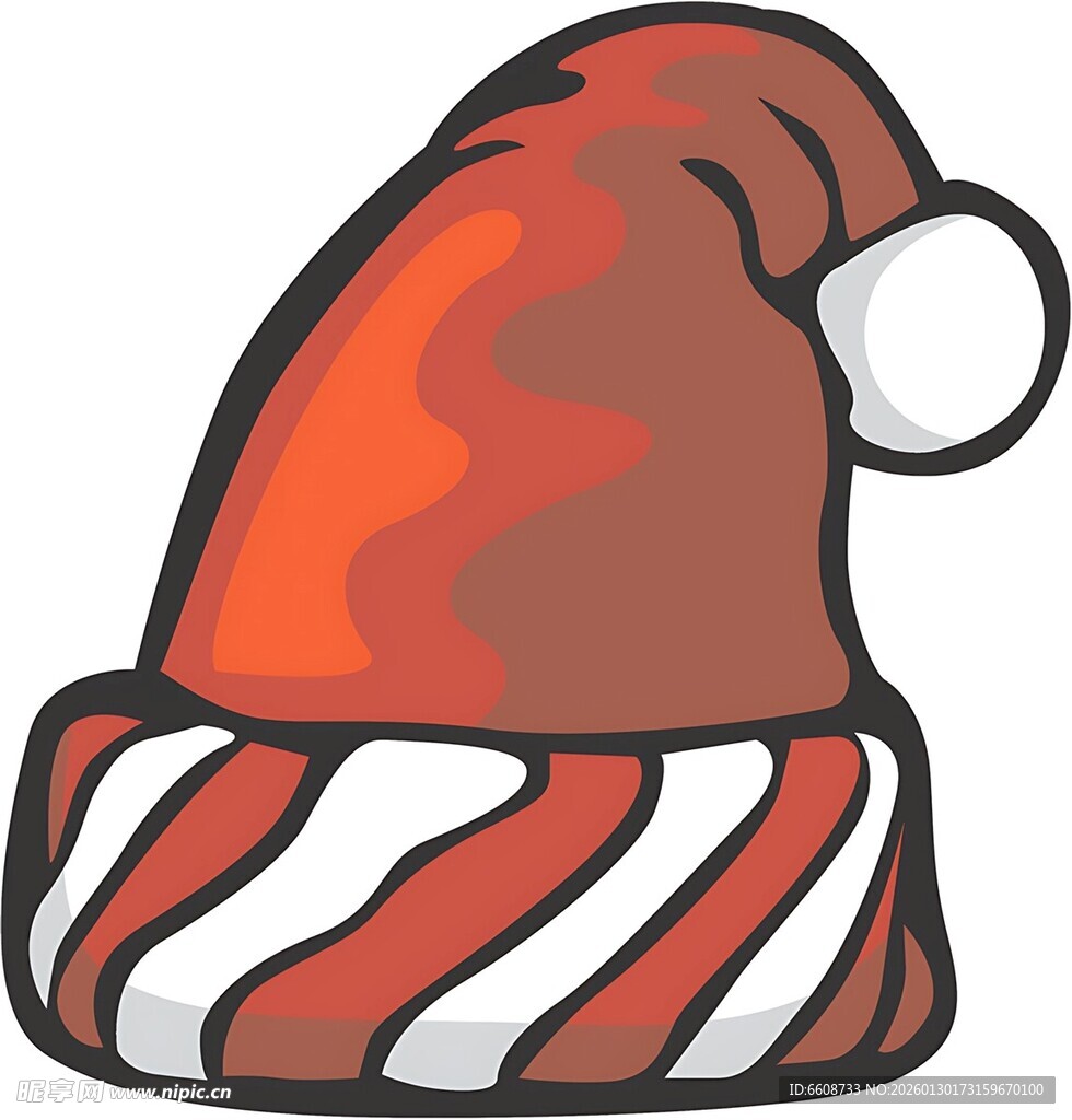 圣诞帽卡通形象