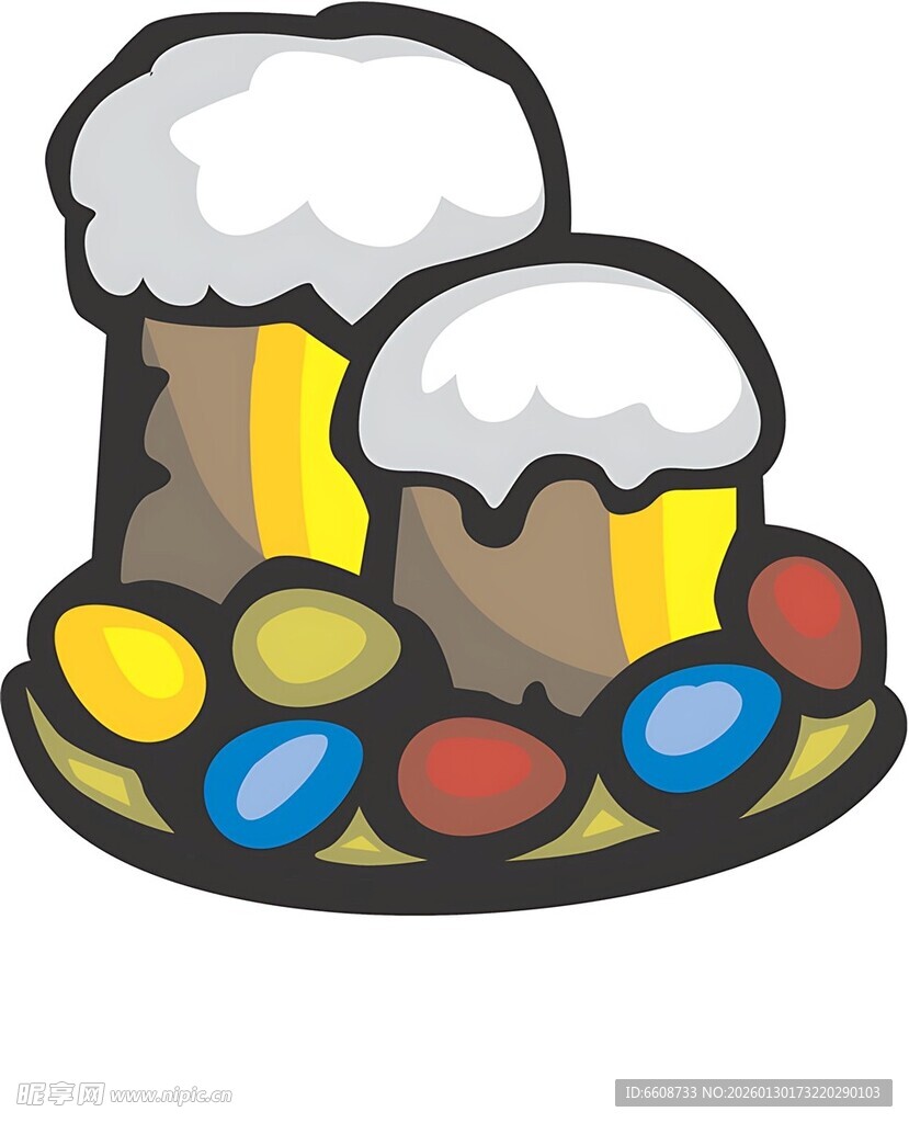 啤酒与多彩小吃组合