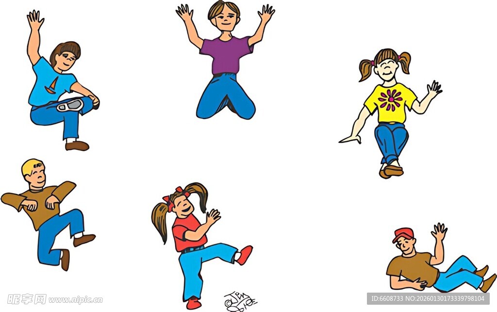 多样活力运动瞬间