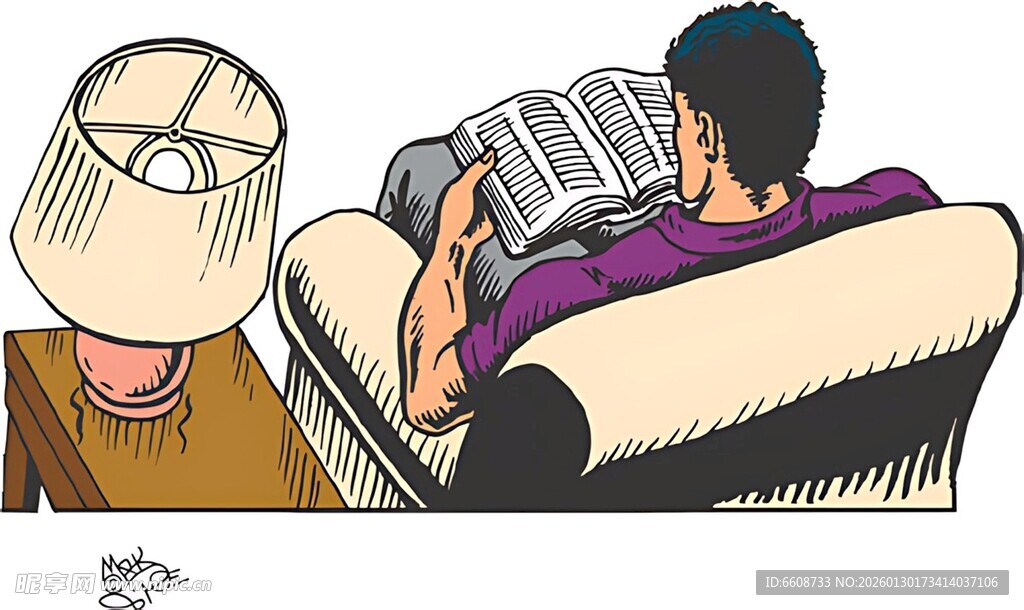 老人与年轻人的阅读时光