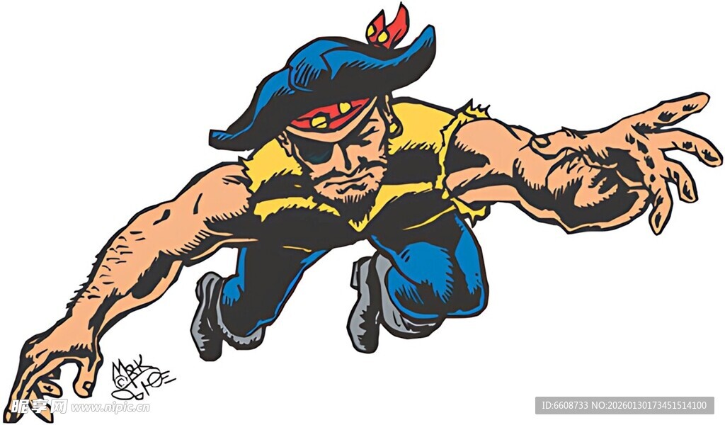 飞翔的海盗角色