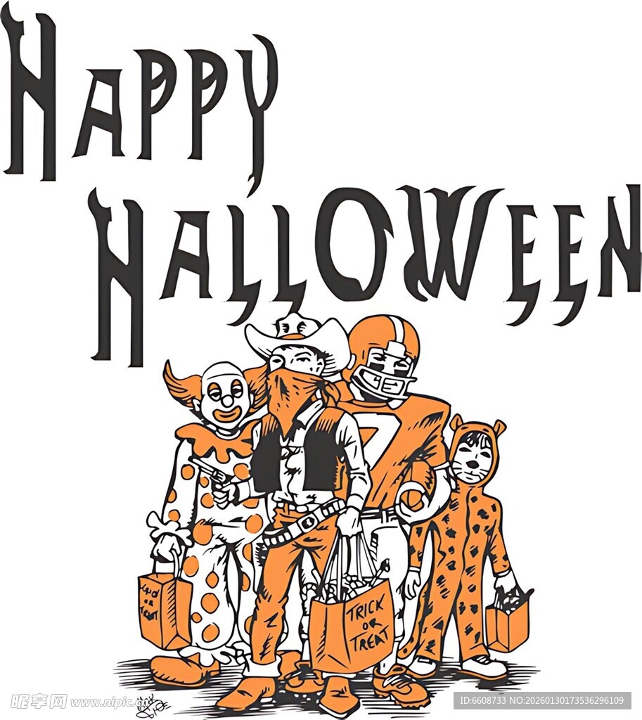 万圣节欢乐骷髅角色