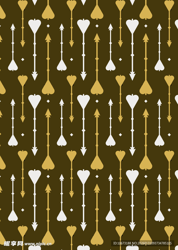 几何金色图案无缝背景