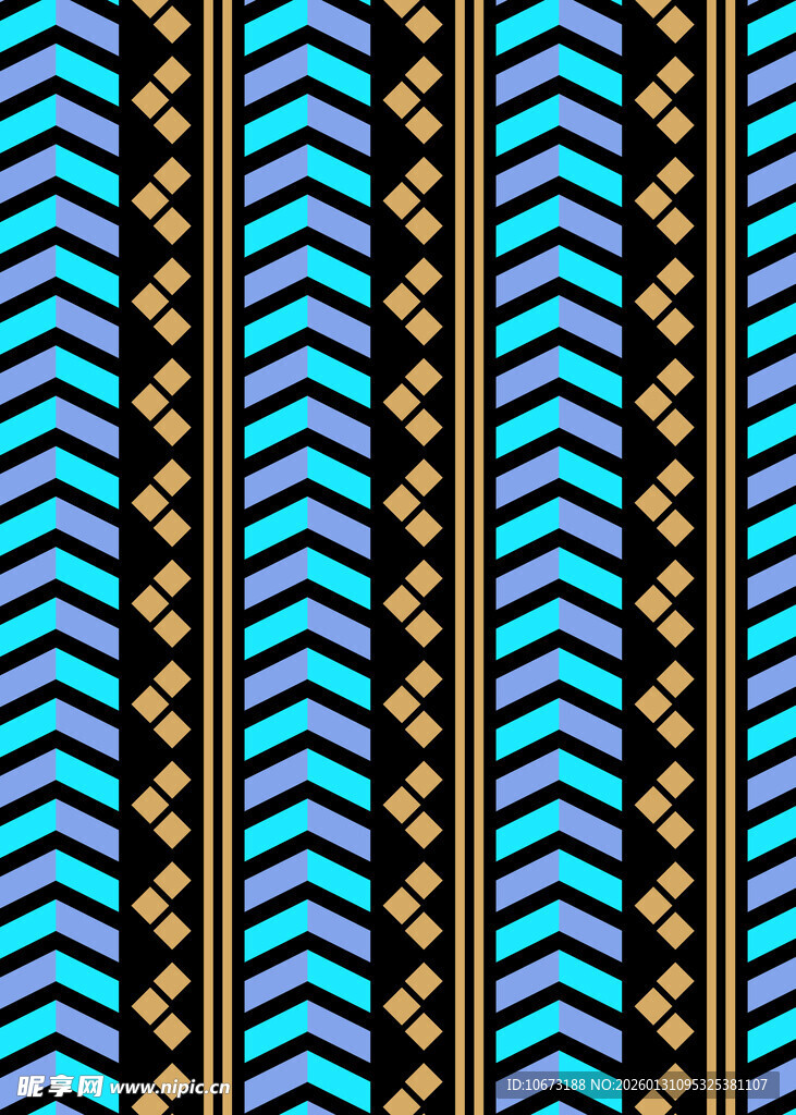 蓝黑几何条纹图案纹理