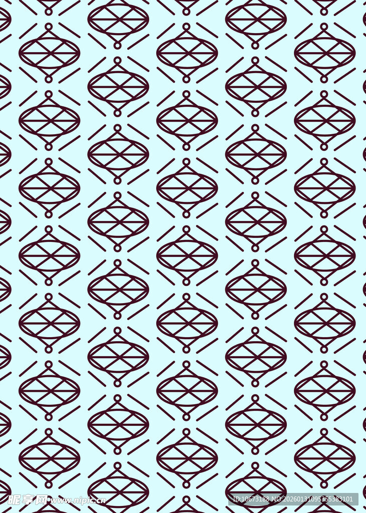 几何花纹无缝图案