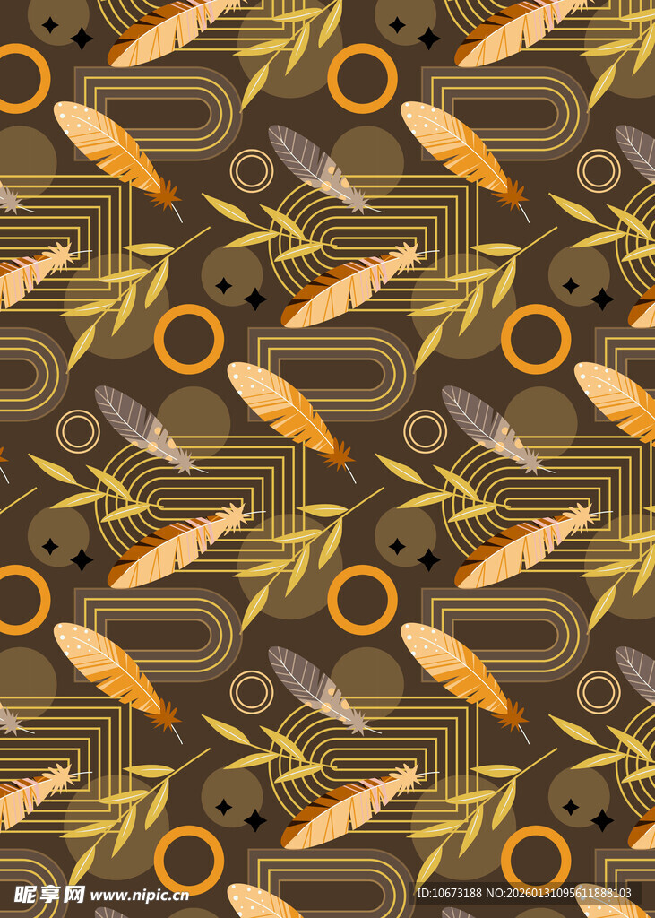 复古风工具图案背景