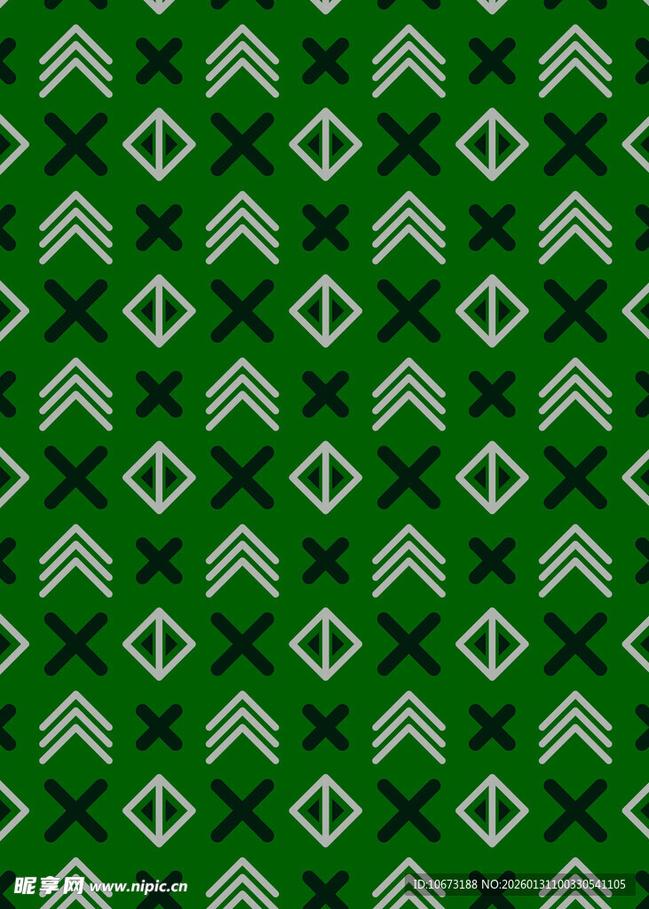 绿色几何眼睛图案纹理