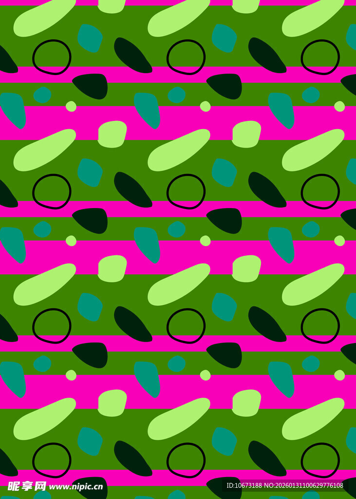 多彩几何图案无缝背景