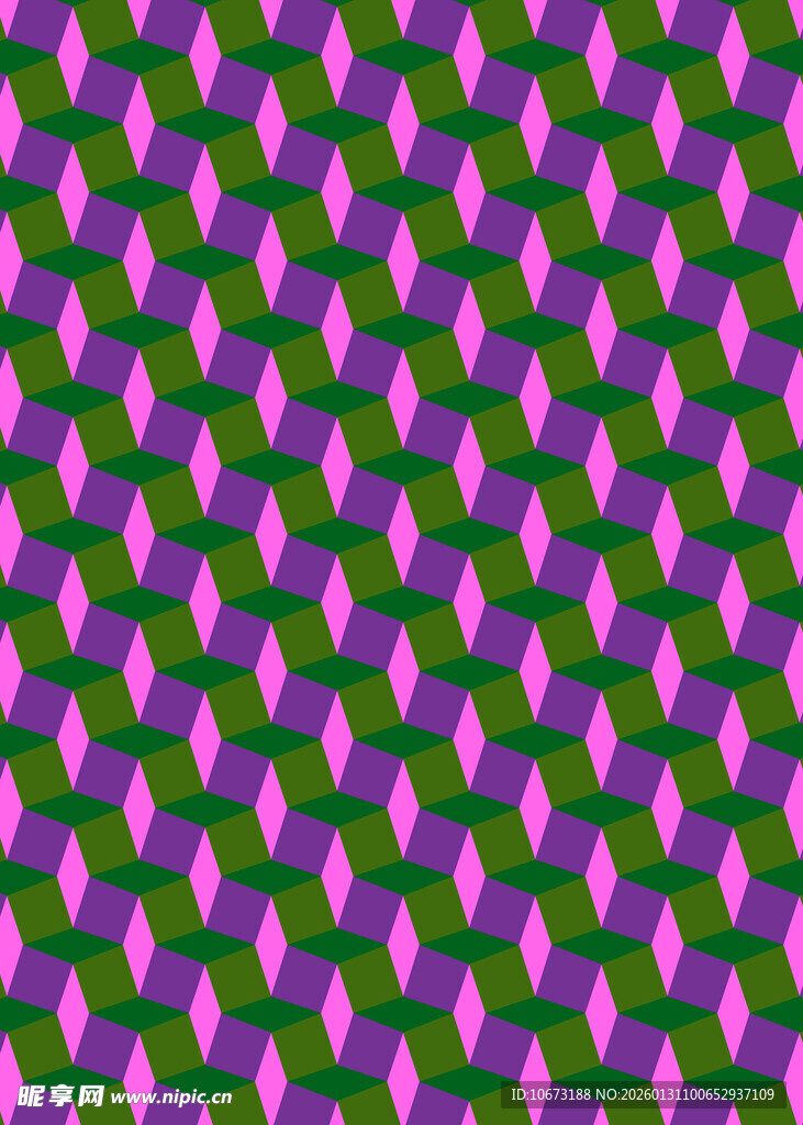 紫绿相间几何图案纹理