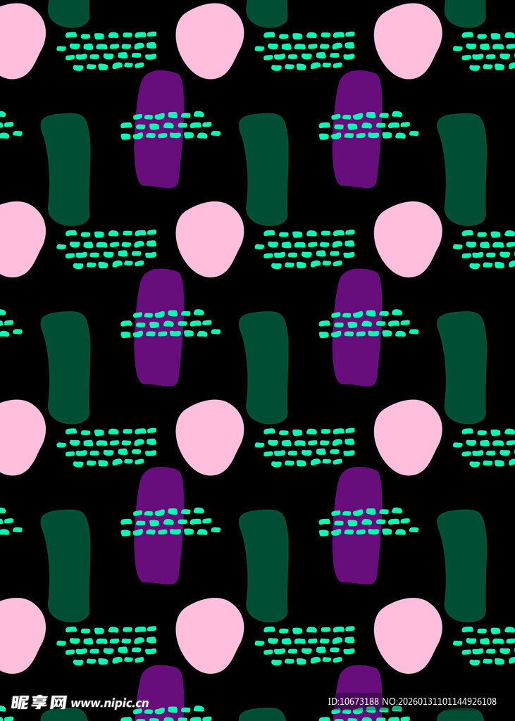 几何气球图案背景