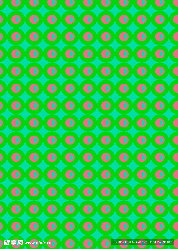 绿色圆点图案背景