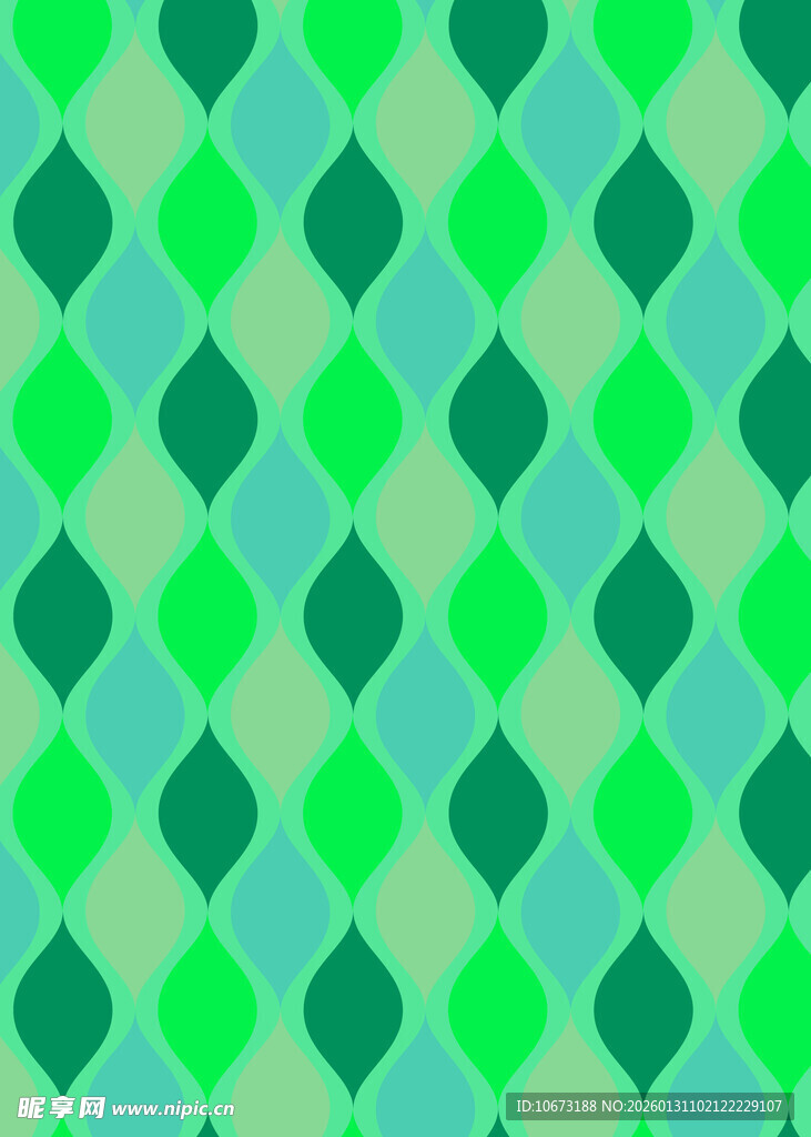 绿蓝菱形几何图案背景