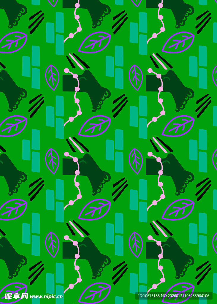 绿色几何图案纹理背景