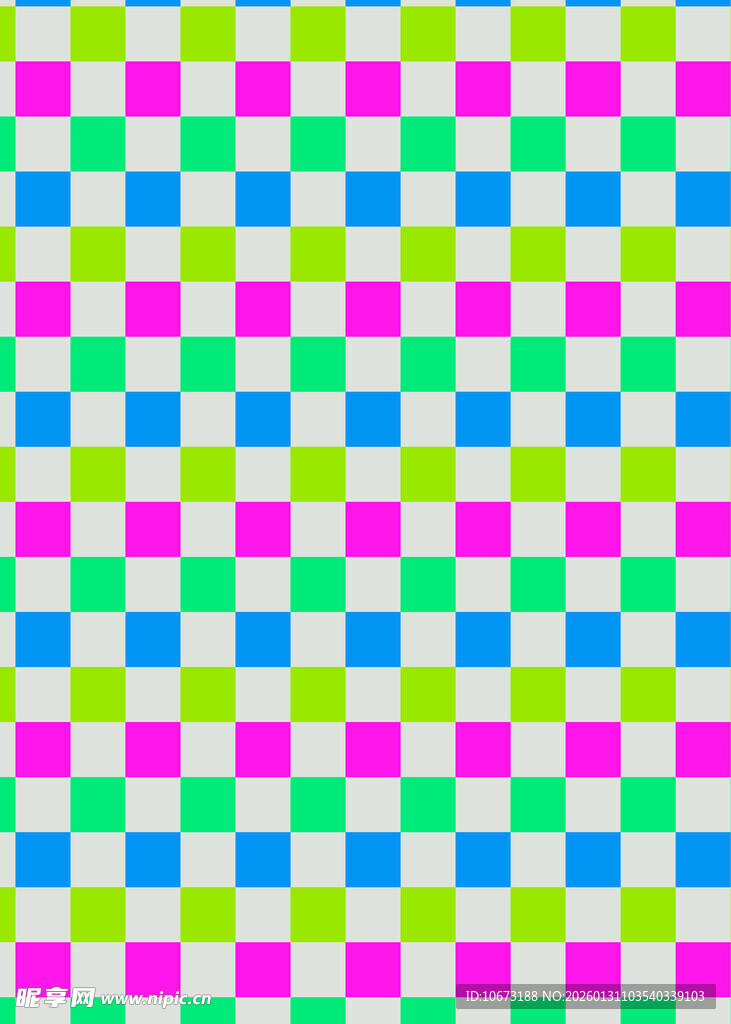 多彩方格图案背景