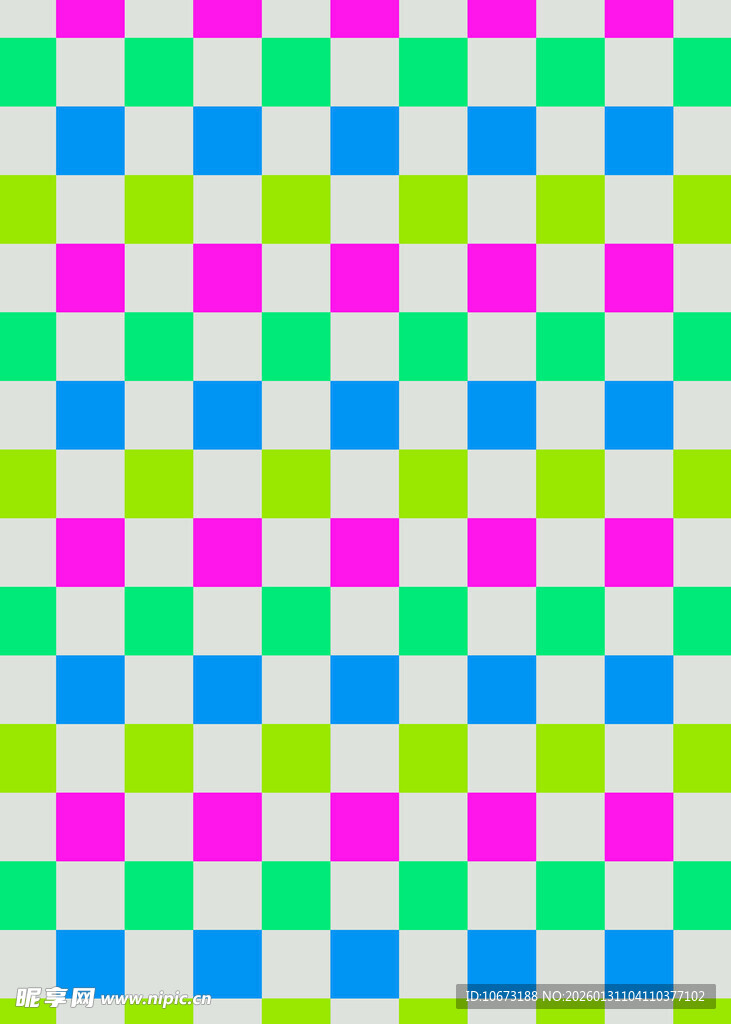 多彩方格图案背景