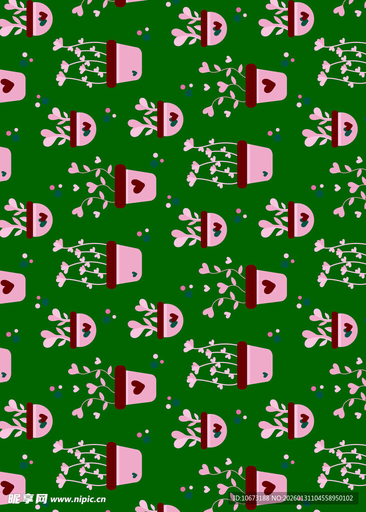 绿色圣诞主题图案背景