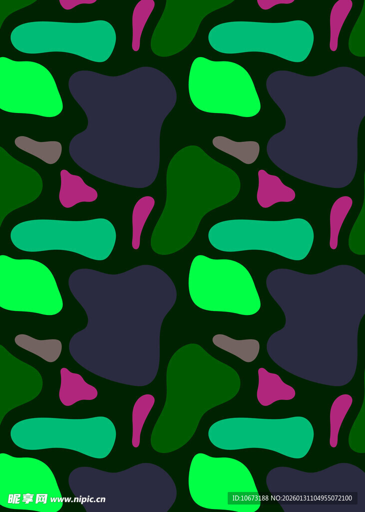 多彩几何迷彩图案纹理