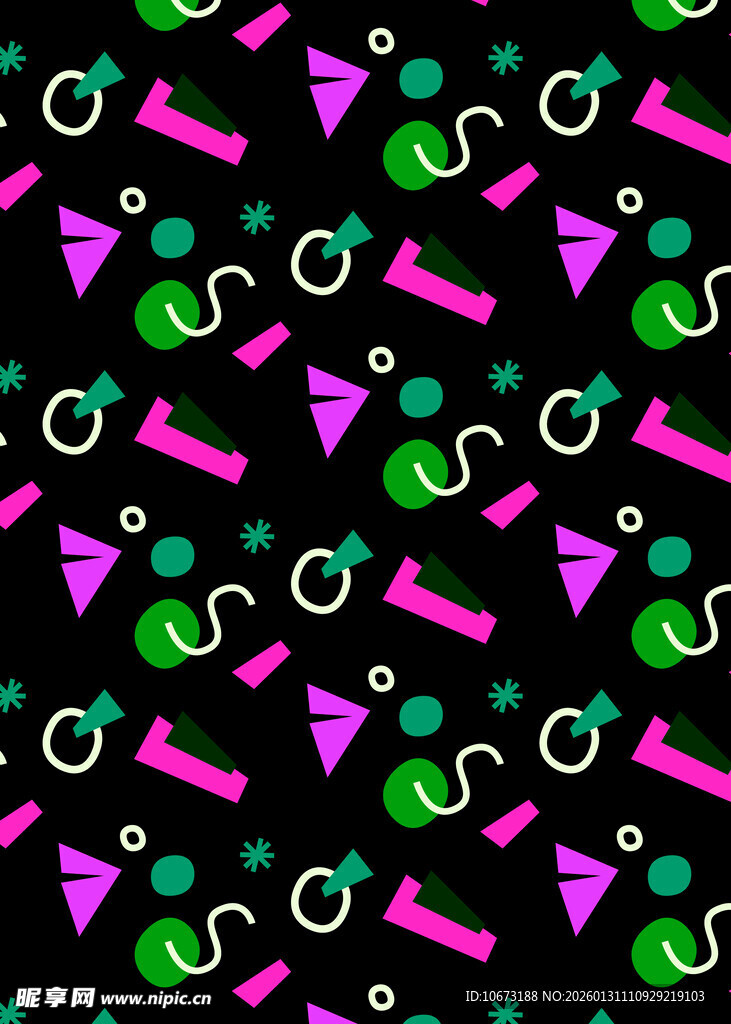 多彩节日装饰图案背景