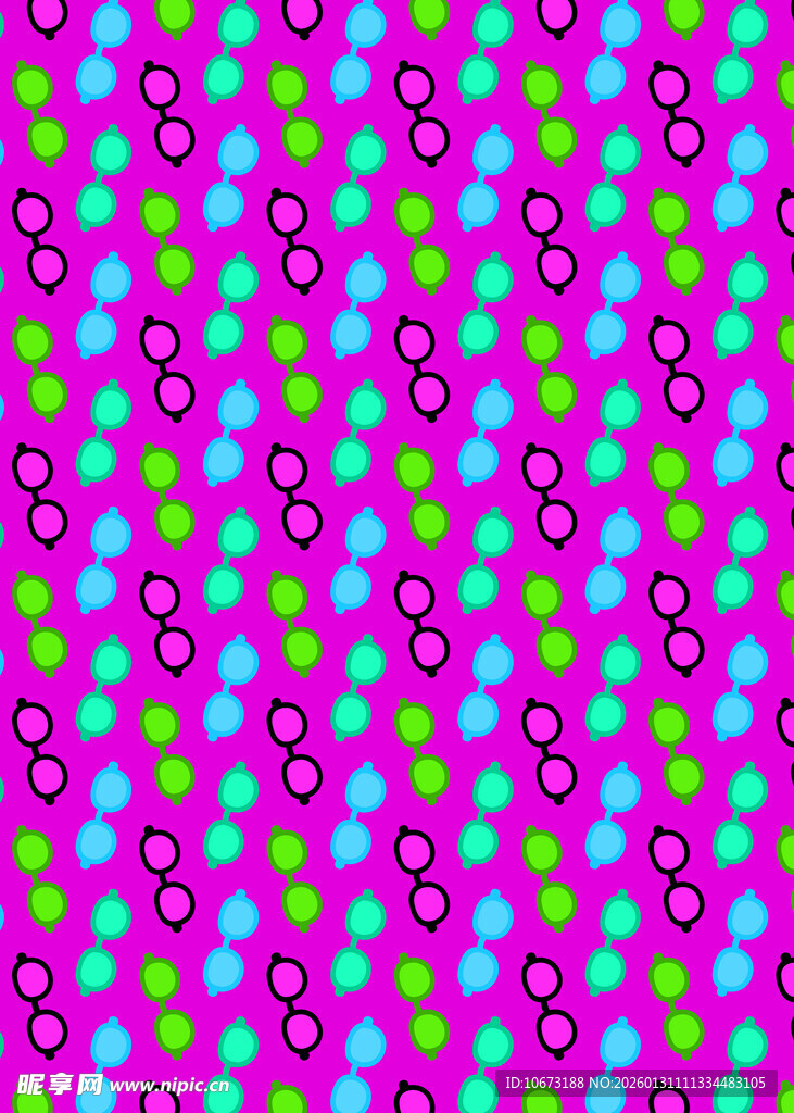 多彩几何图案背景