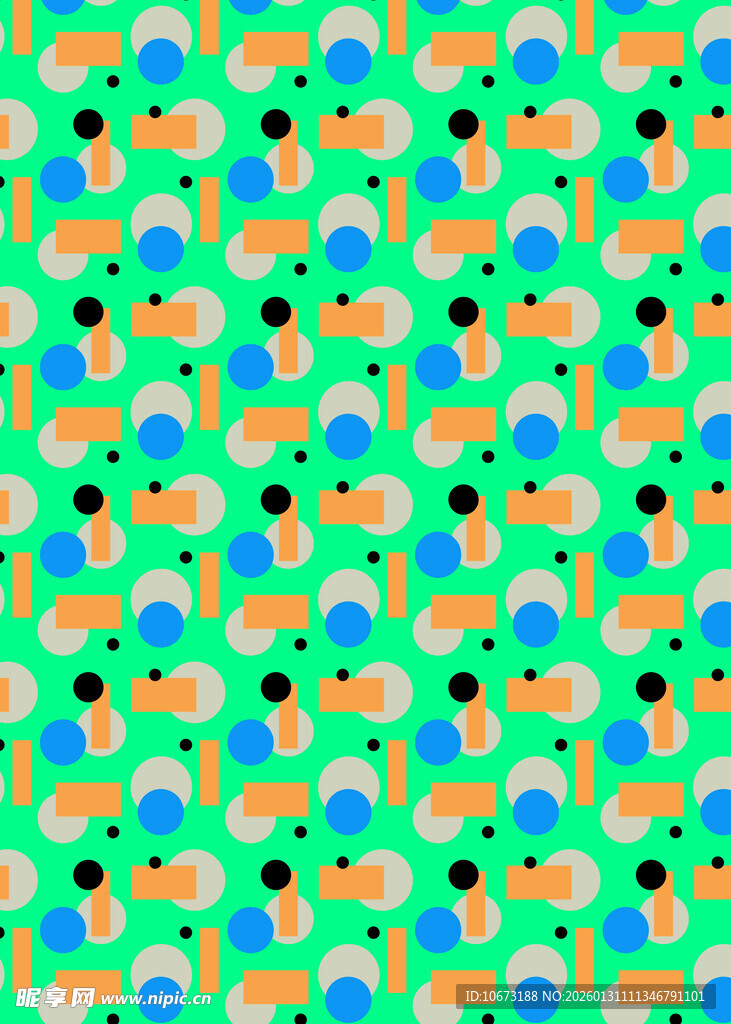 多彩几何图案背景纹理