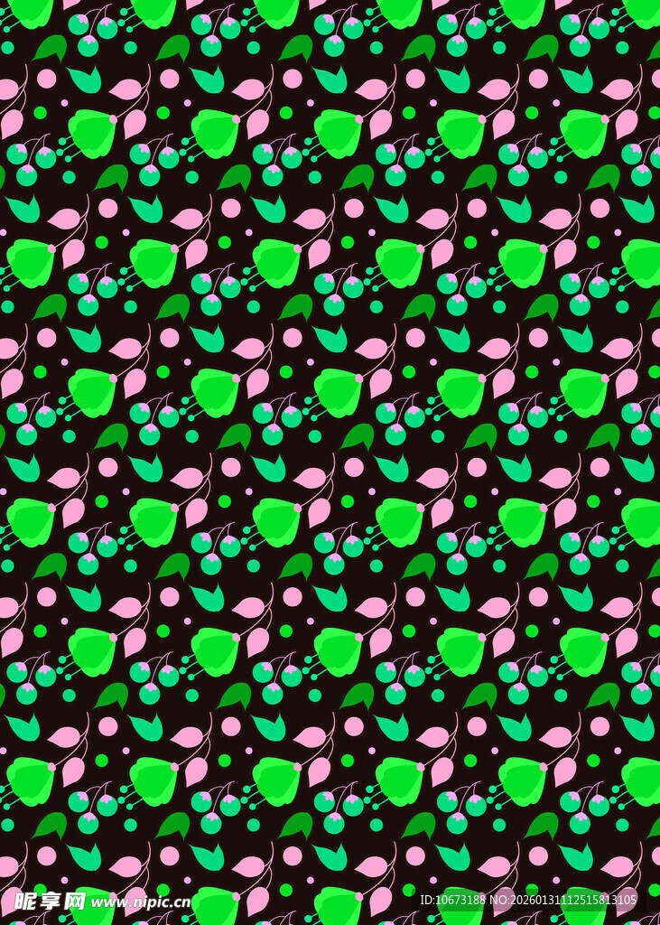 绿色心形图案背景纹理