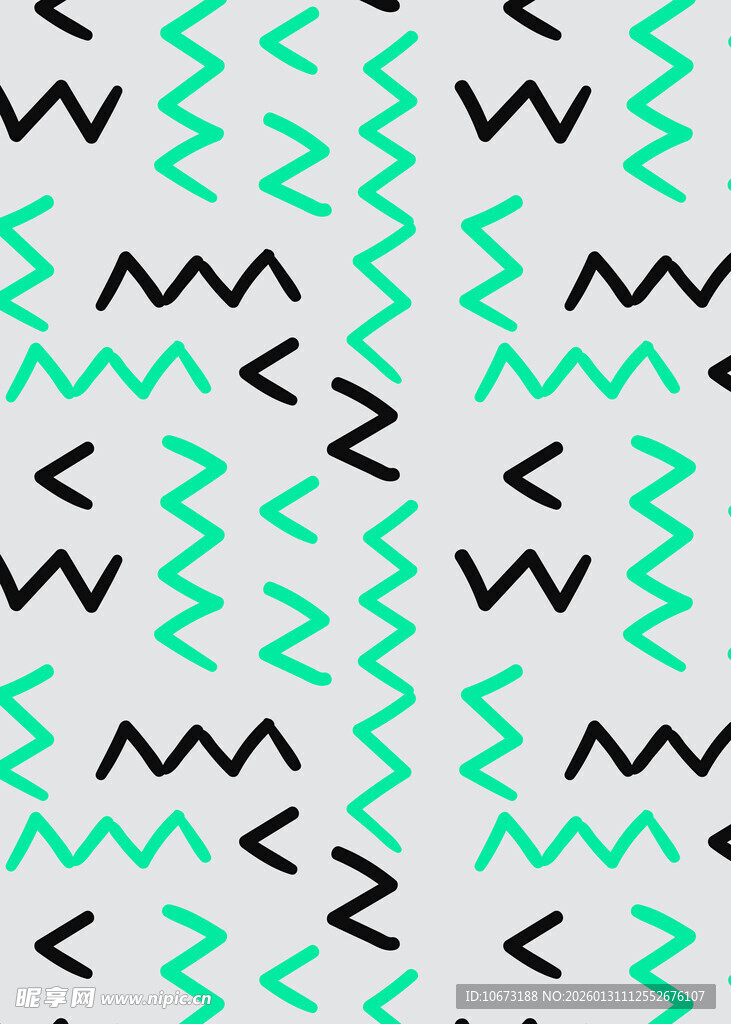 几何波浪图案背景纹理