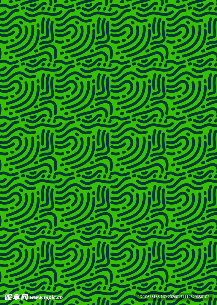 绿色几何线条无缝图案