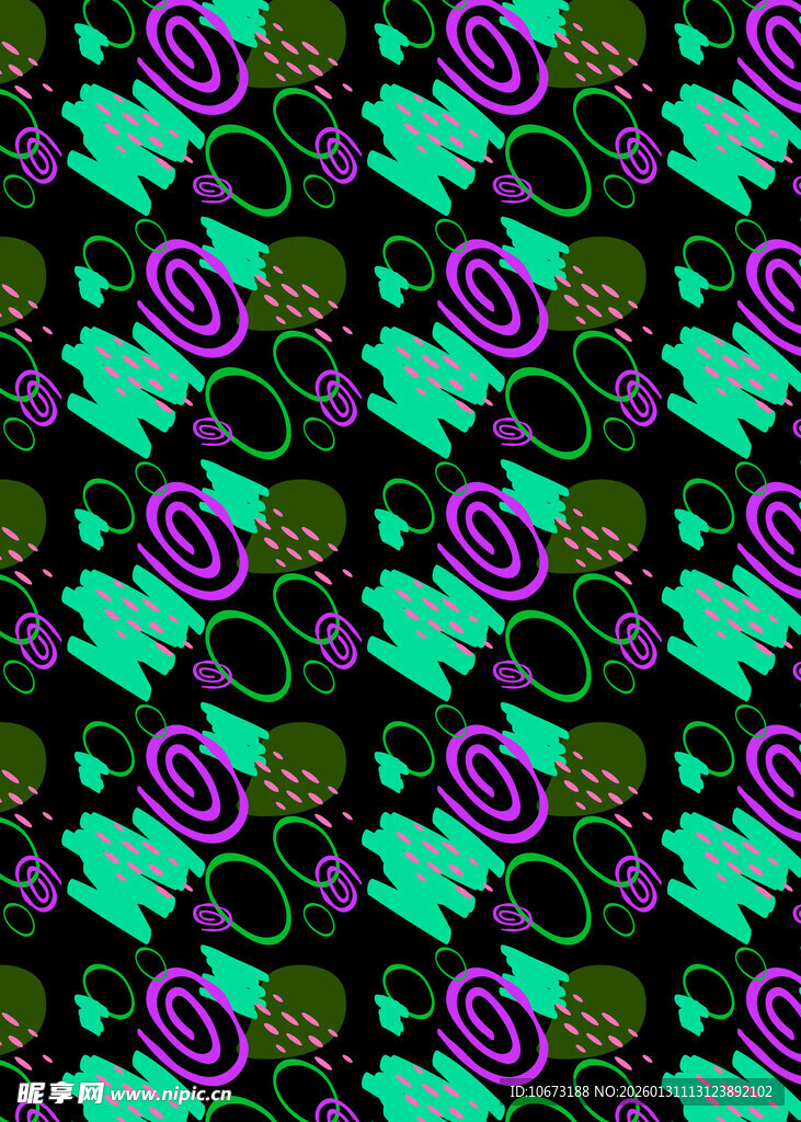 多彩螺旋图案纹理背景