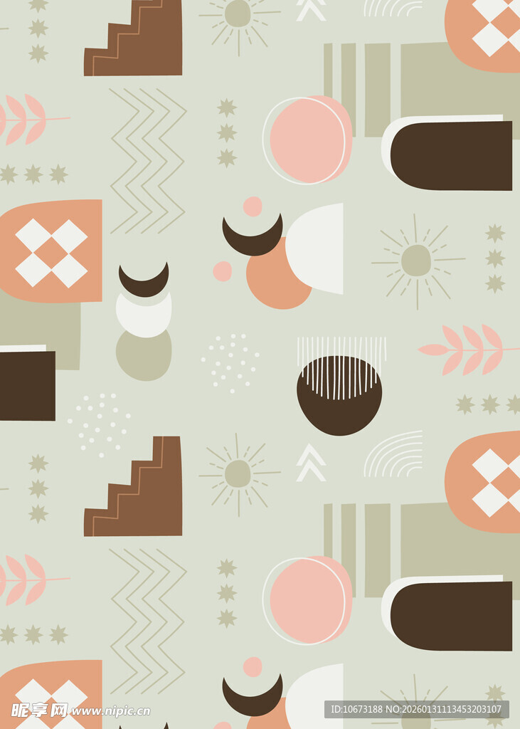 几何图案抽象背景图