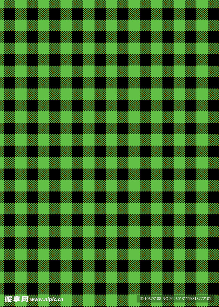 绿色格子图案背景