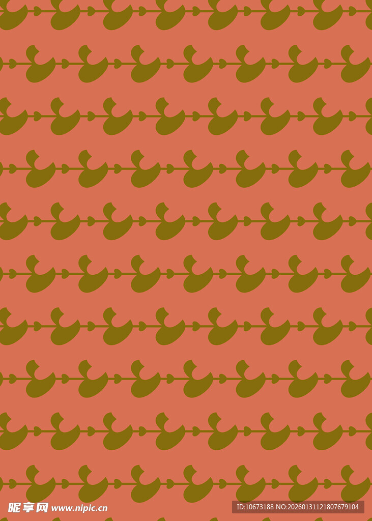 橙色底几何图案纹理背景