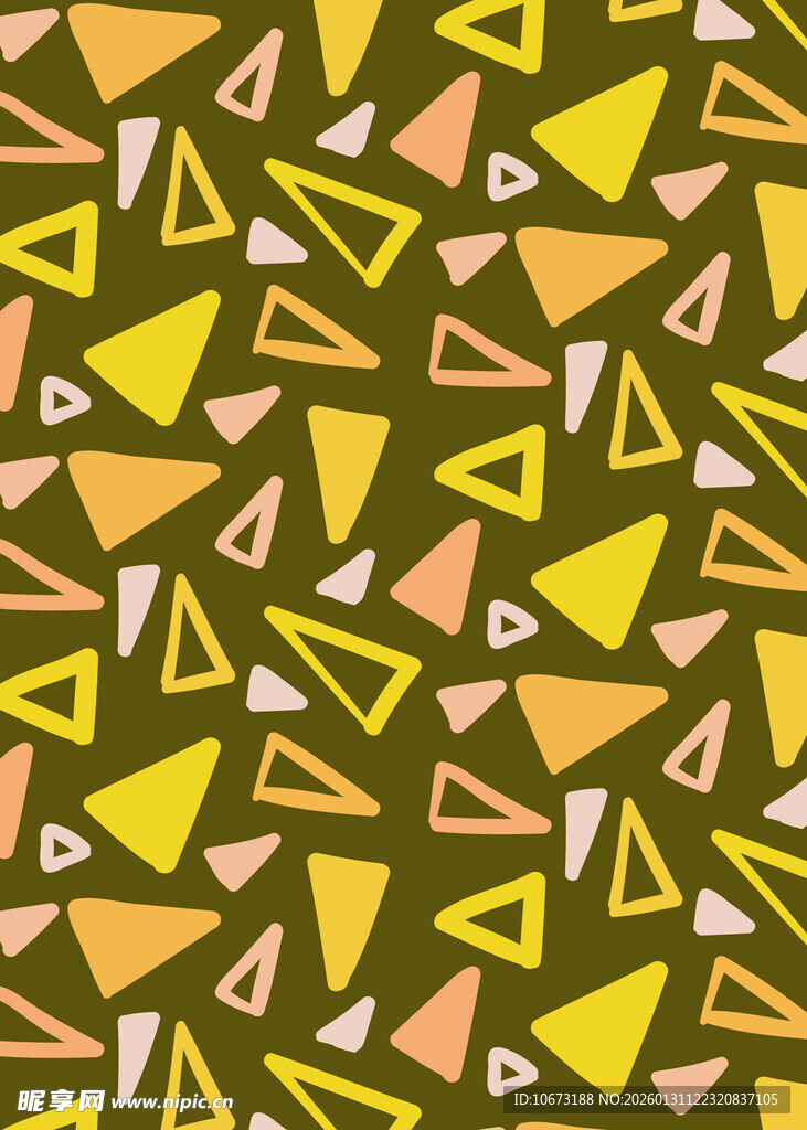 几何图案构成的多彩背景