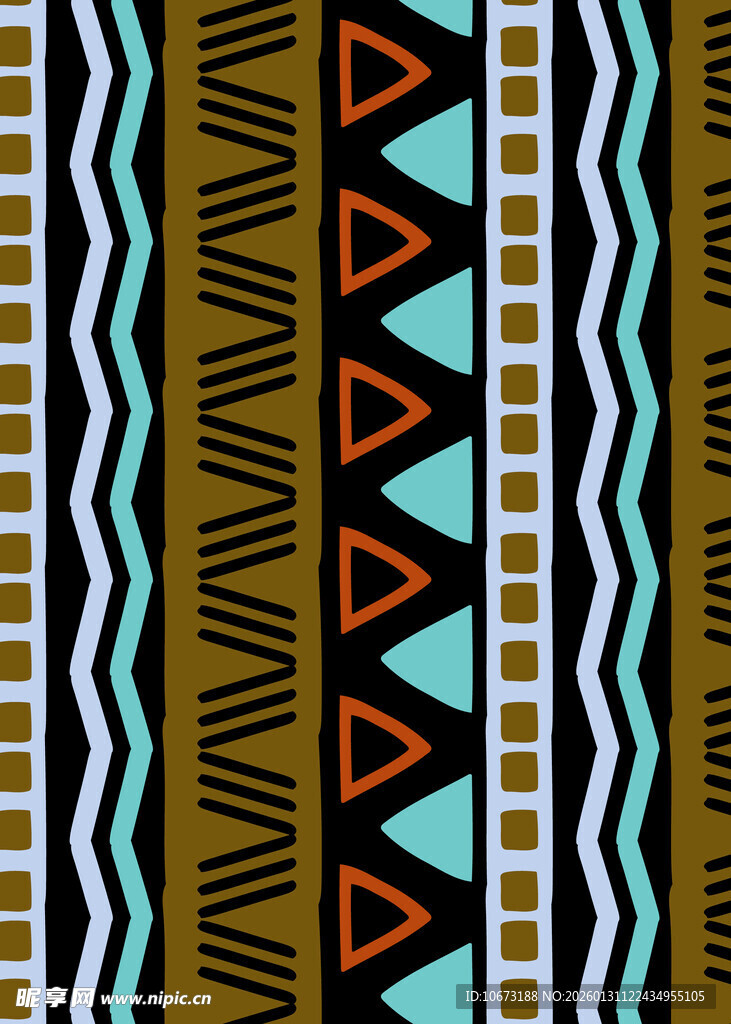 几何图案民族风条纹装饰