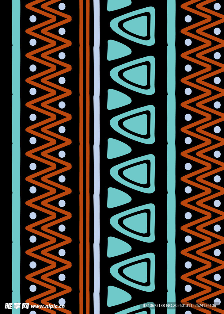 几何图案民族风装饰花纹