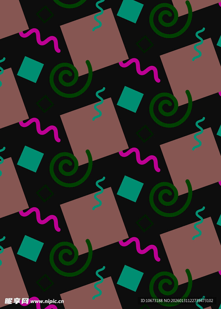 几何图案拼接背景