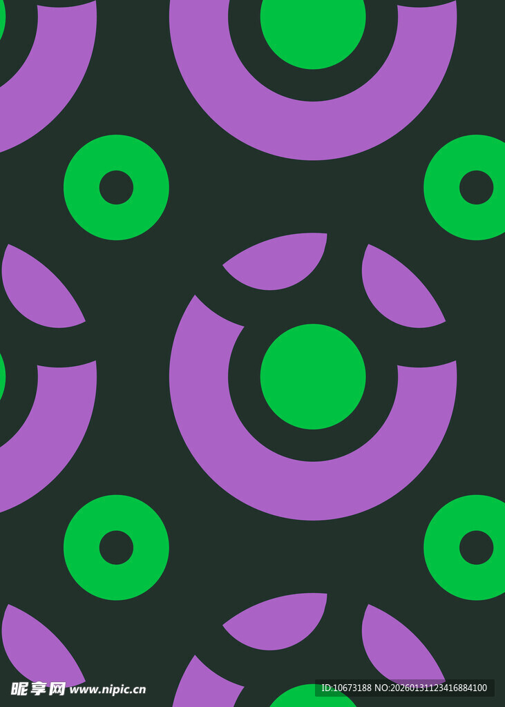 紫绿相间几何图案背景