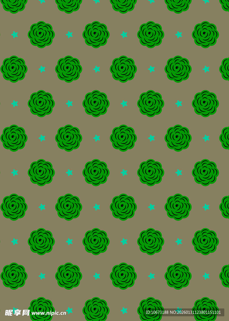 绿色圆形图案背景纹理